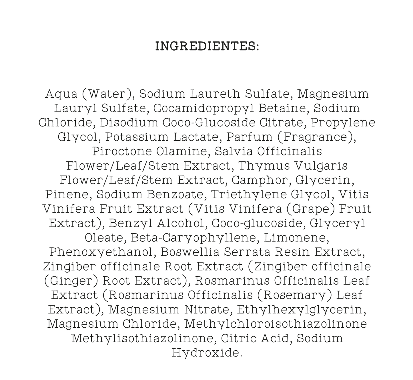 CHAMPU ENERGIZANTE 480ML MIMARE