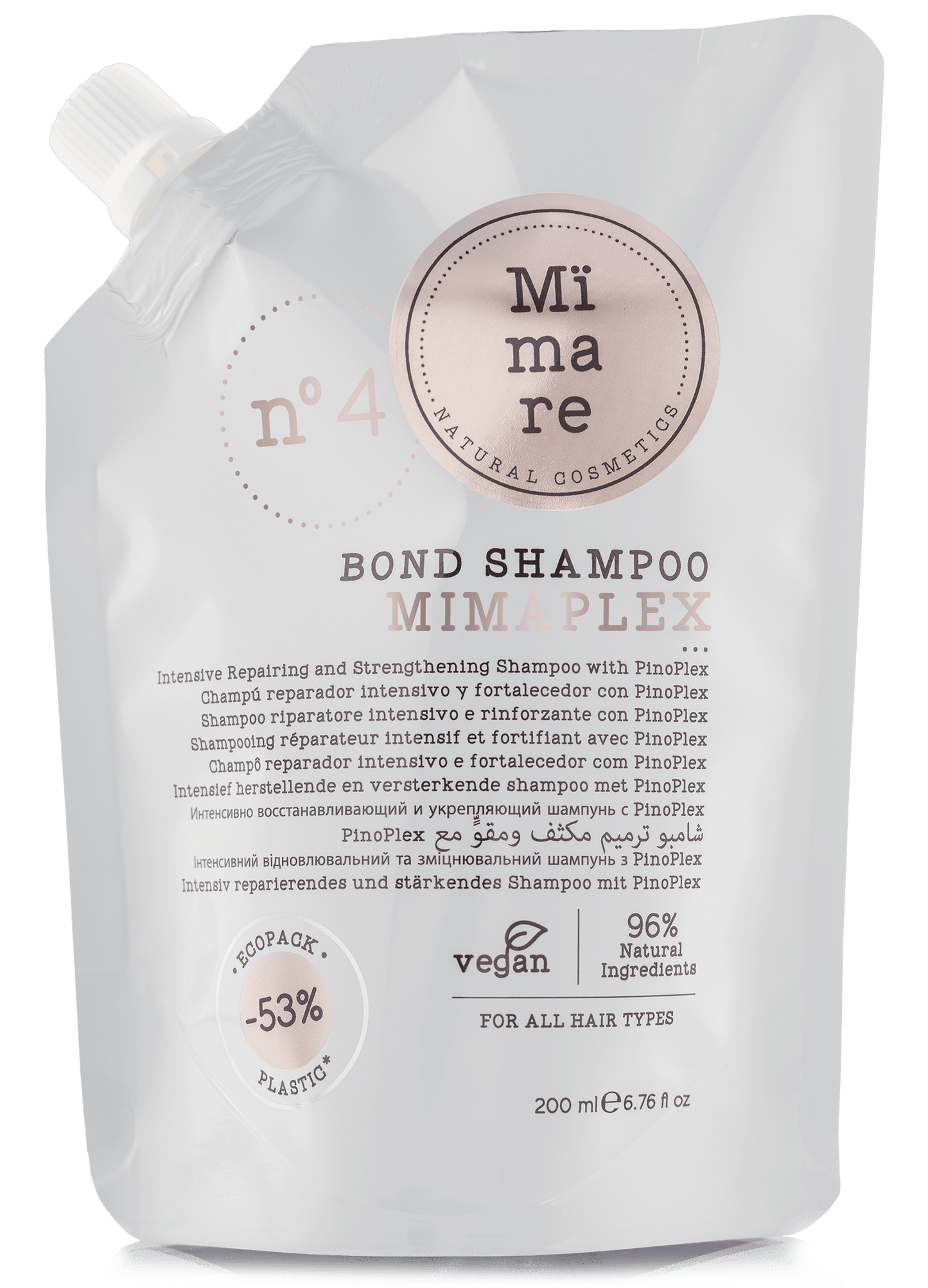 CHAMPU BOND Nº4 MIMAPLEX 480ML MIMARE