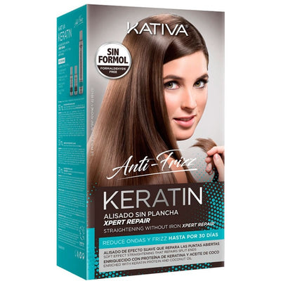 TRATAMIENTO KERATIN KATIVA Alisado SIN Plancha XPERT REPAIR