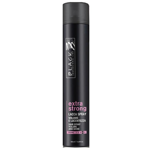 Laca Extra Fuerte Volumen y Brillo Black Professional 500 ml