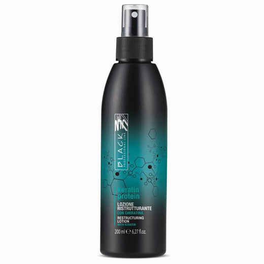 Loción Reestructurante Keratina Black – Repara cabello dañado sin aclarado