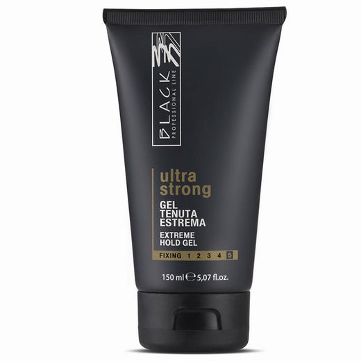 Gel de fijación Ultra Fuerte Black Line 150 ml