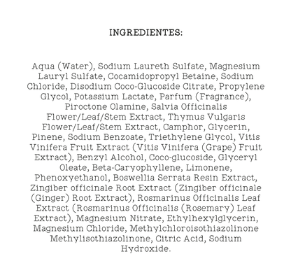 CHAMPU ENERGIZANTE 480ML MIMARE