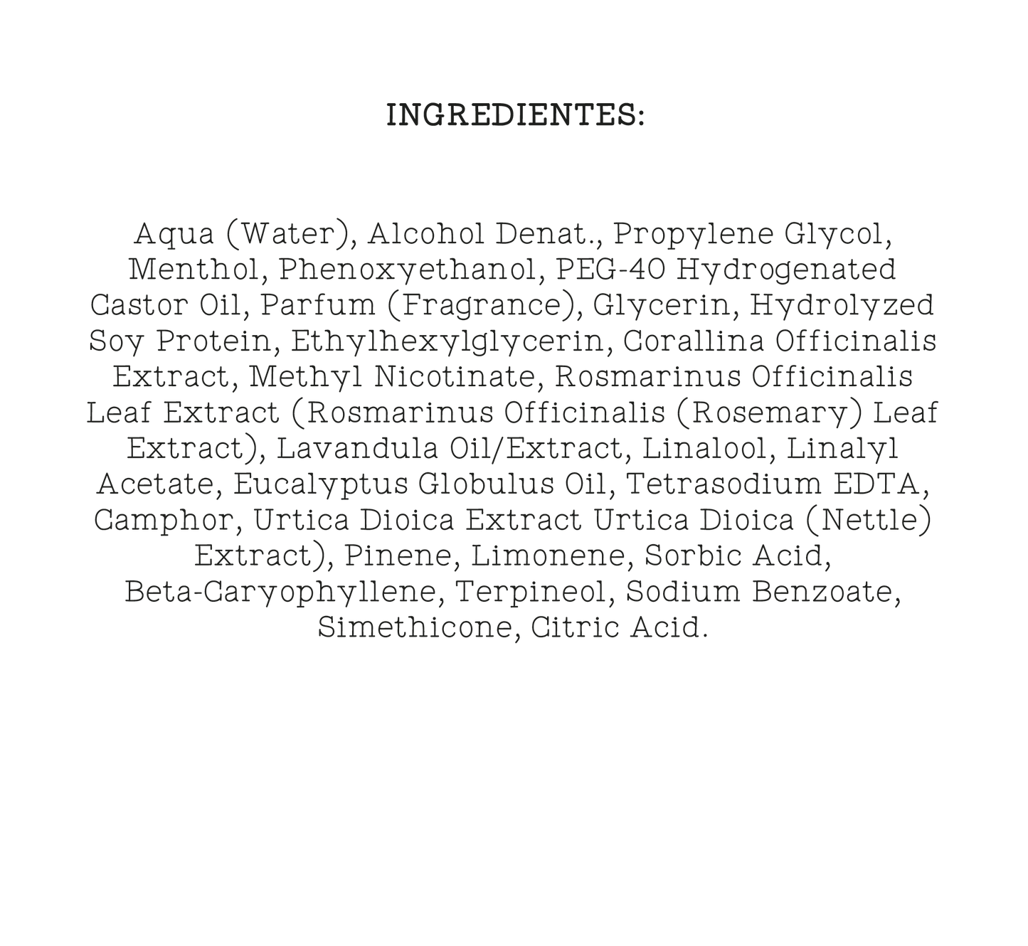 LOCION ENERGIZANTE 125ML MIMARE