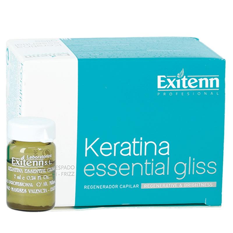 Ampollas Keratina Essential Gliss Exitenn 12uni