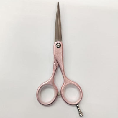 Tijera Peluquero 5.5" Aluminium Rosa – Corte profesional para cabello en casa