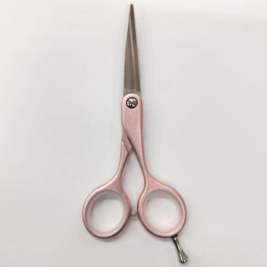 Tijera Peluquero 5.5" Aluminium Rosa – Corte profesional para cabello en casa